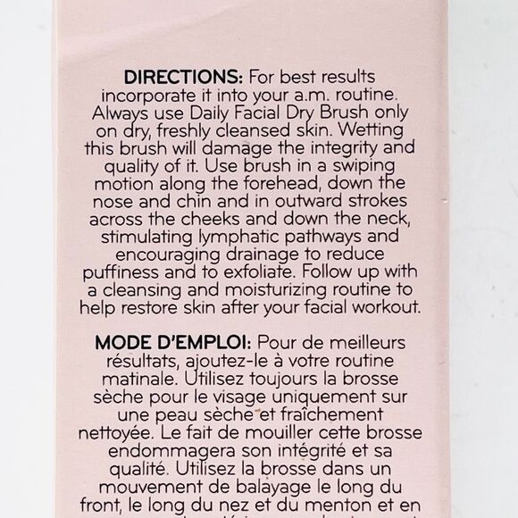 Daily Concepts Daily Facial Dry Brush Beechwood Exfoliate Polish NIB - Picture 4 of 8